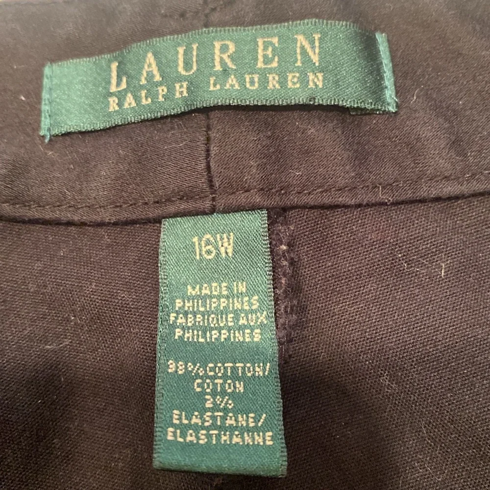 Lauren Ralph Lauren Navy Pants - Picture 2 of 8